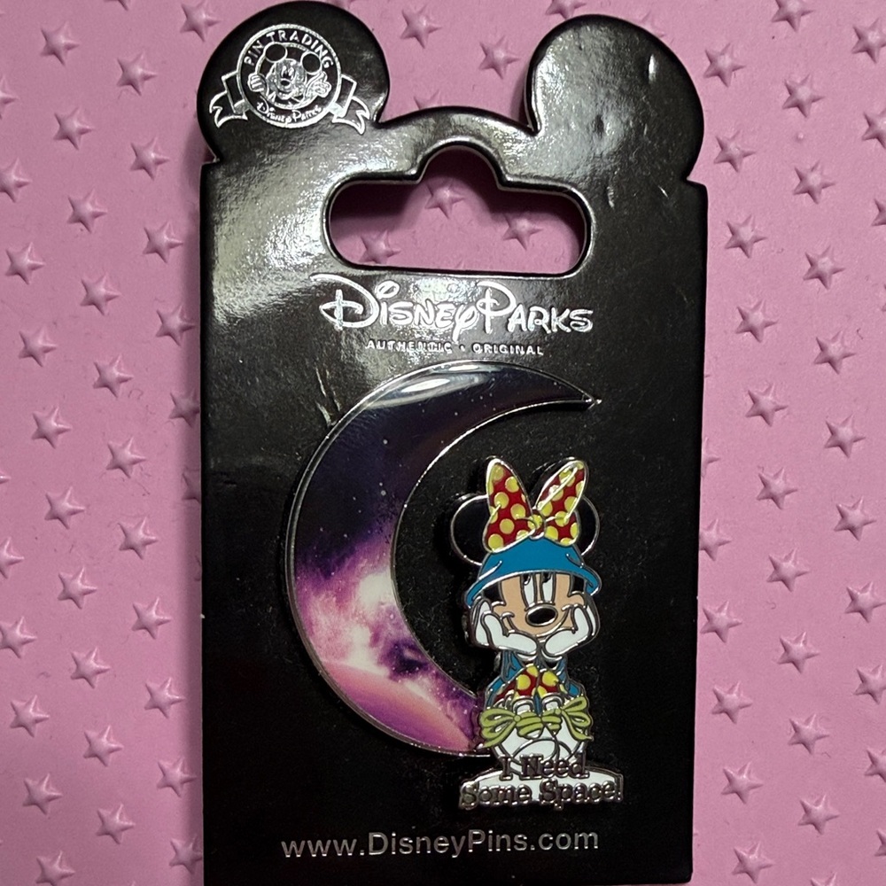 Disney Parks Minnie Mouse I need some
space pin
